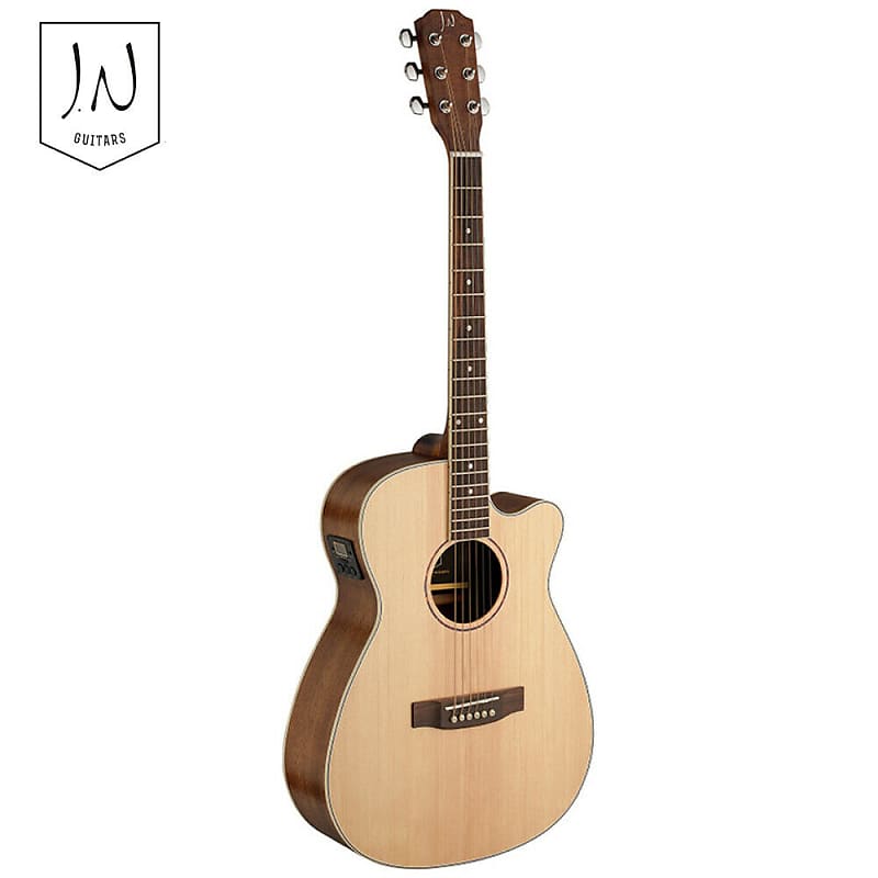 Акустическая гитара James Neligan ASY-ACE Auditorium Solid Spruce Top Mahogany Neck 6-String Acoustic-Electric Guitar