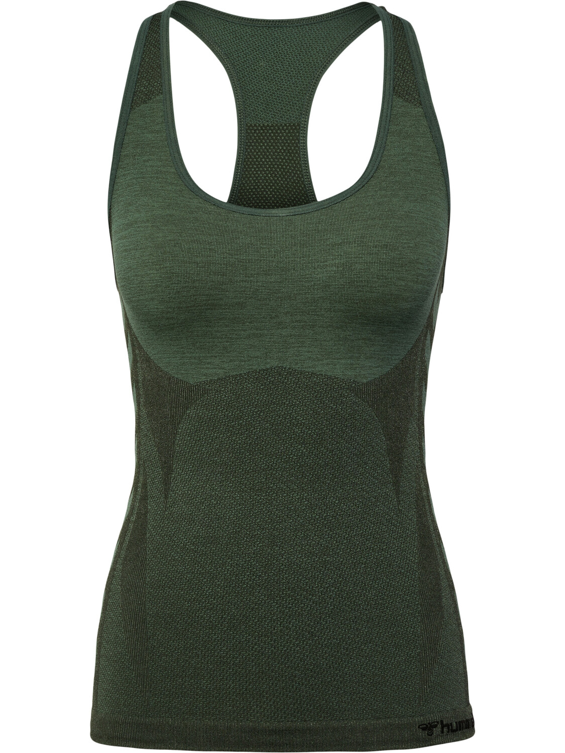 

Топ Hummel Oberteil Hmlclea Seamless, цвет CLIMBING IVY/BEETLE MELANGE