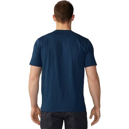 

Футболка с короткими рукавами и логотипом MHW мужская Mountain Hardwear, цвет Hardwear Navy