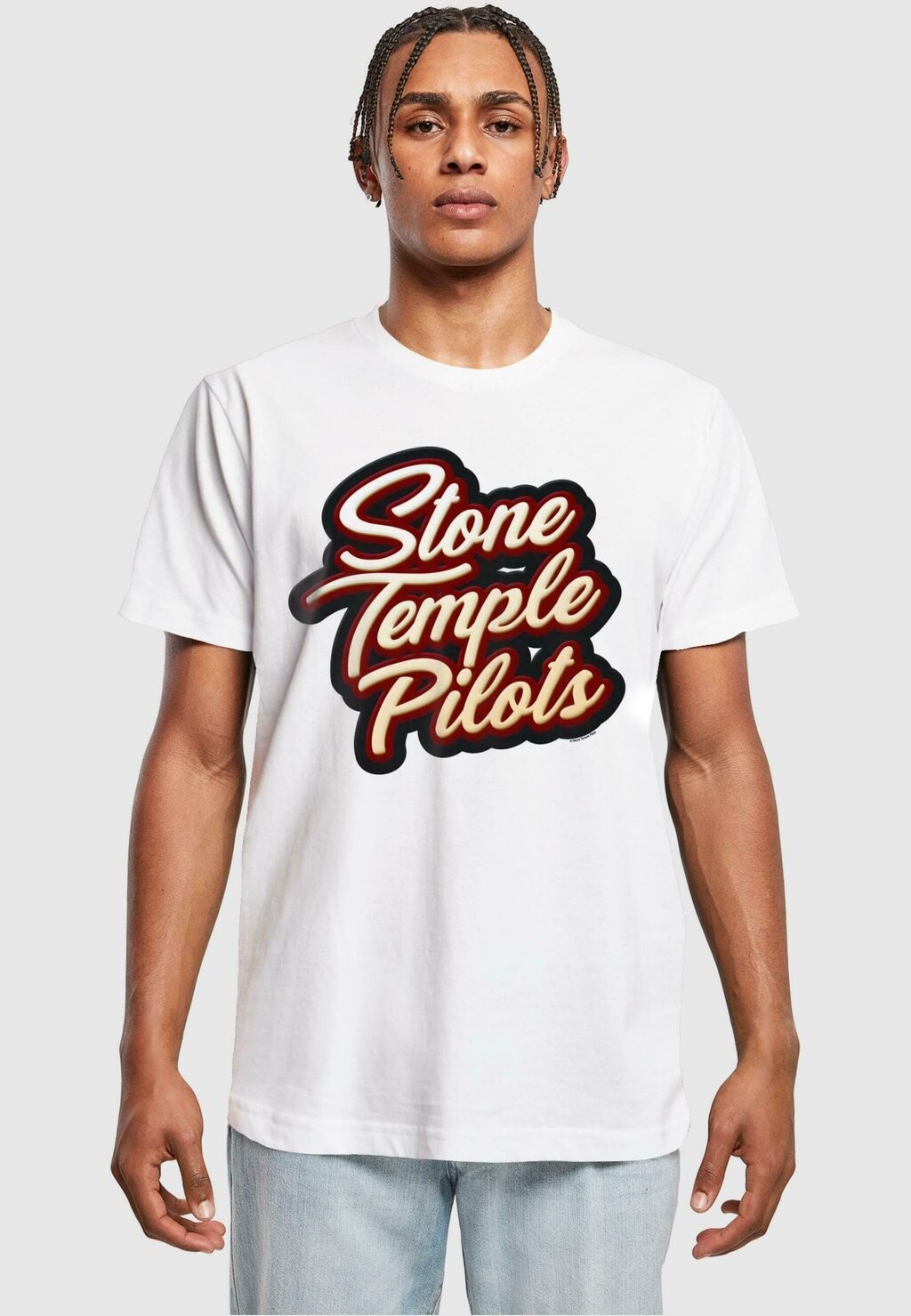 

Футболка с принтом STONE TEMPLE PILOTS SCRIPT MASTER Merchcode, белый