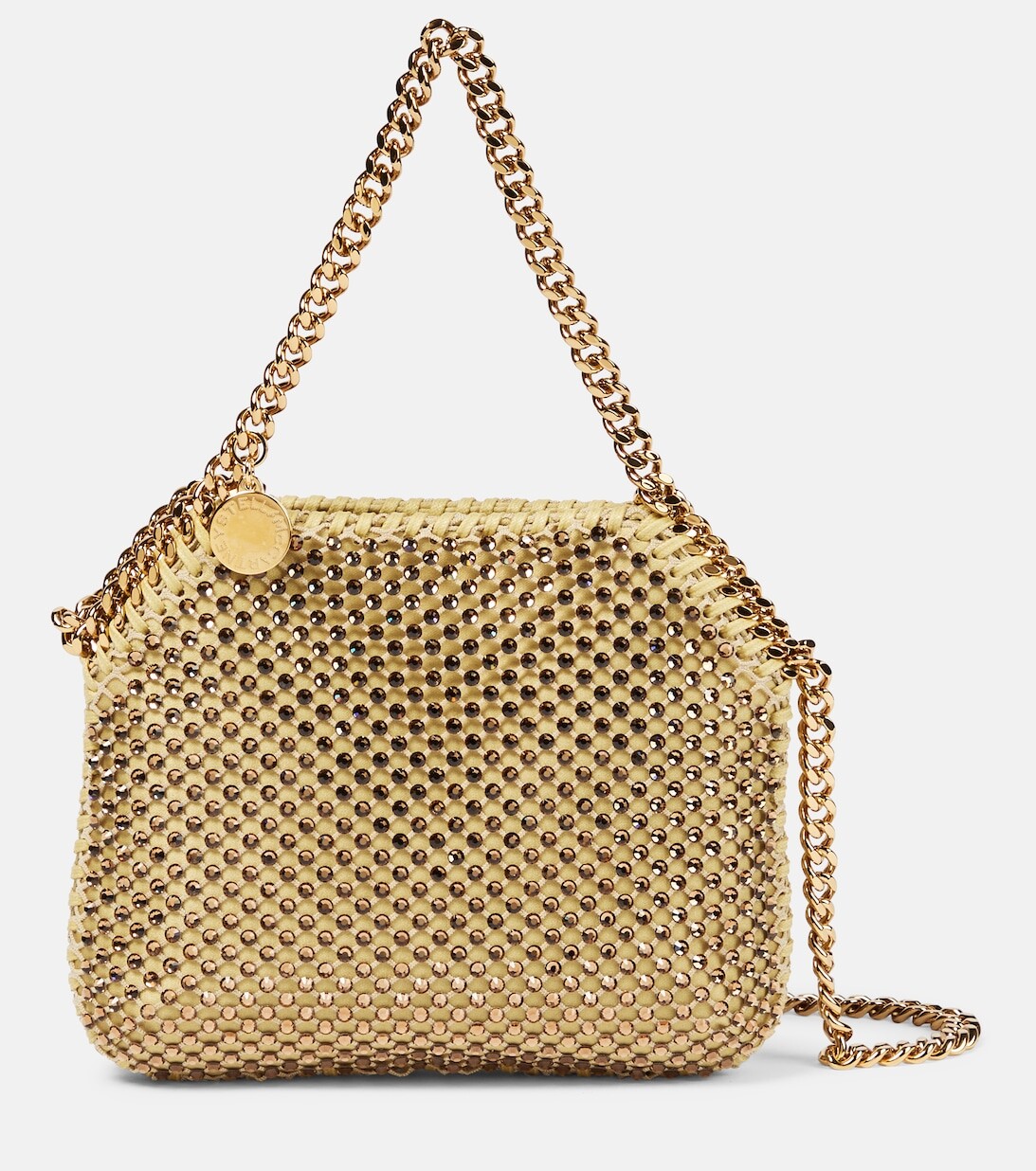 

Сумка на плечо Eco Crystal с декором Stella McCartney, металлик