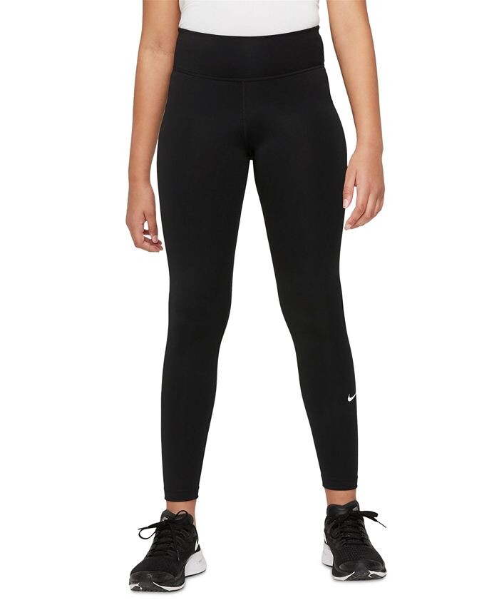 

Леггинсы для девочек Dri-FIT One Nike, черный