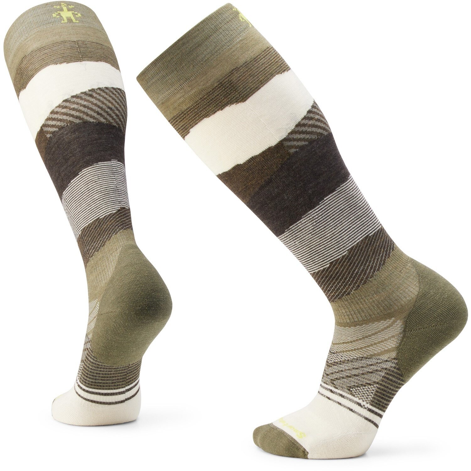 

Носки Smartwool Targeted Cushion Pattern OTC, цвет Winter Moss/Natural