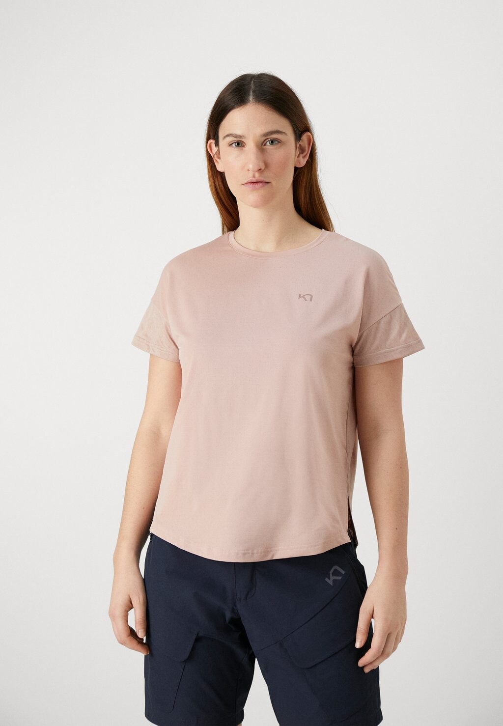 

Базовая футболка VILDE AIR TEE Kari Traa, цвет light dusty pink