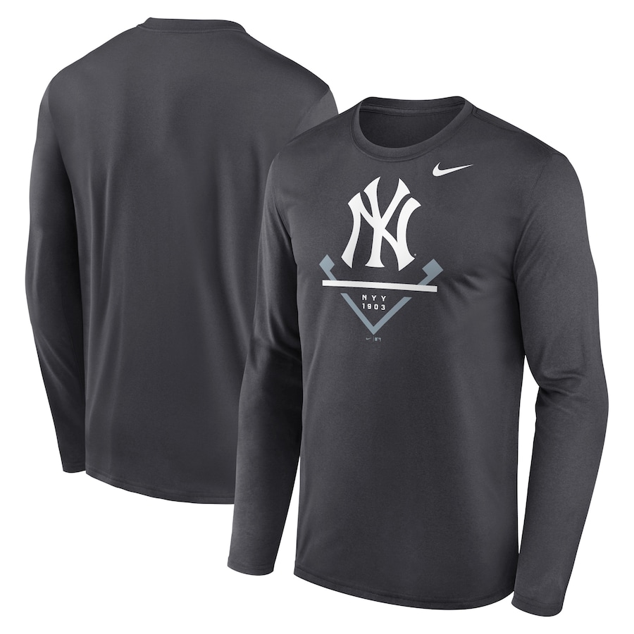 

Футболка с длинным рукавом Nike New York Yankees, антрацит