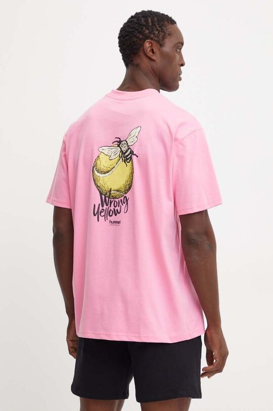 

Хлопковая футболка x Peanuts Hummel, розовый