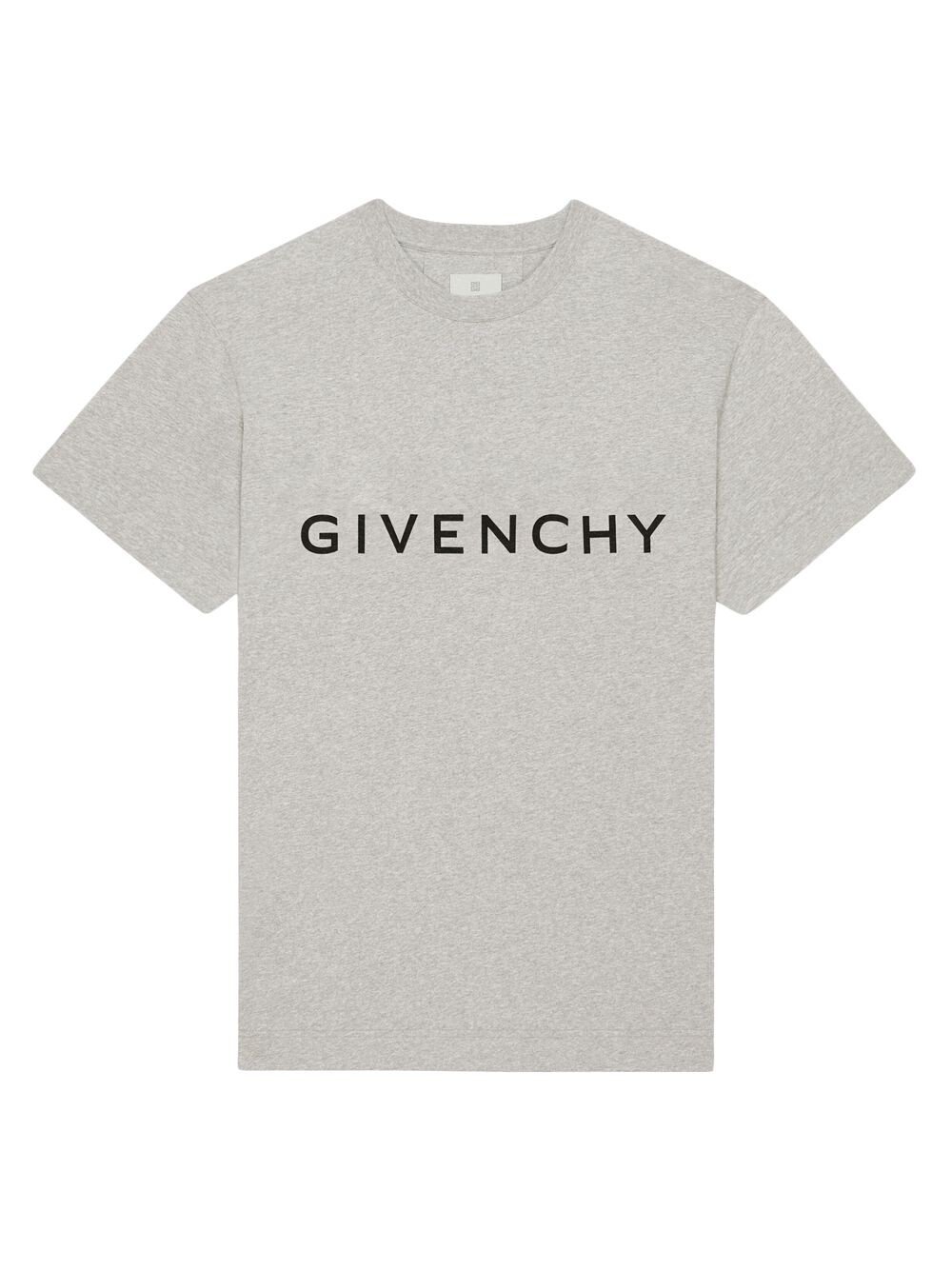

Приталенная футболка GIVENCHY Archetype из хлопка Givenchy, серый