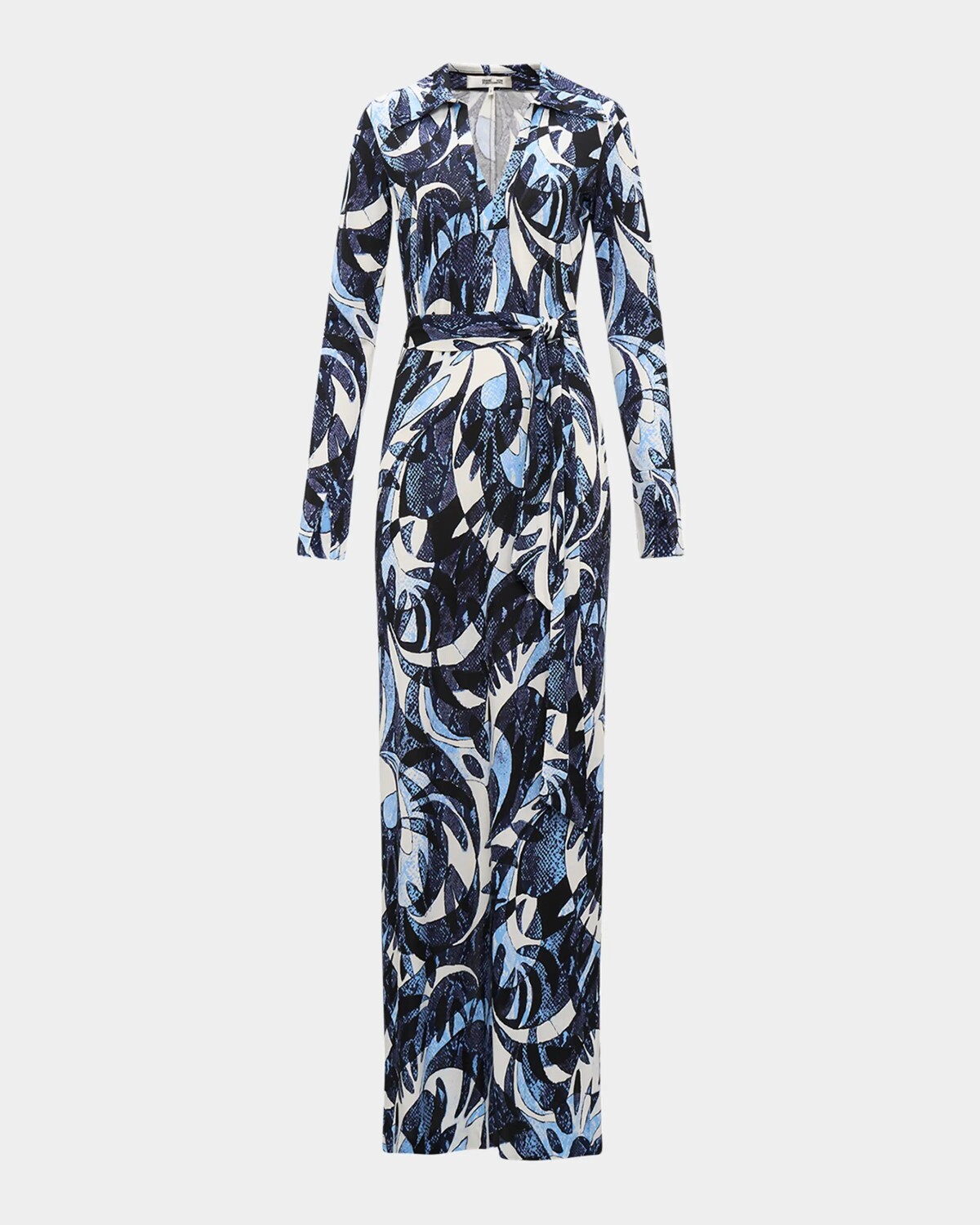 

Платье макси Caprera с абстрактным принтом Diane Von Furstenberg, цвет Serpant Dance Large