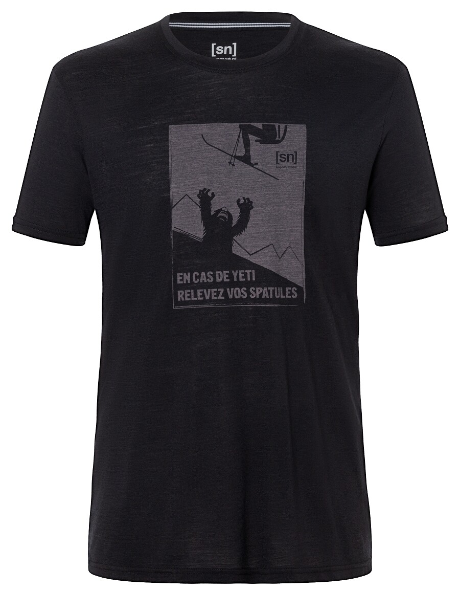 

Рубашка super.natural Merino T Shirt, черный