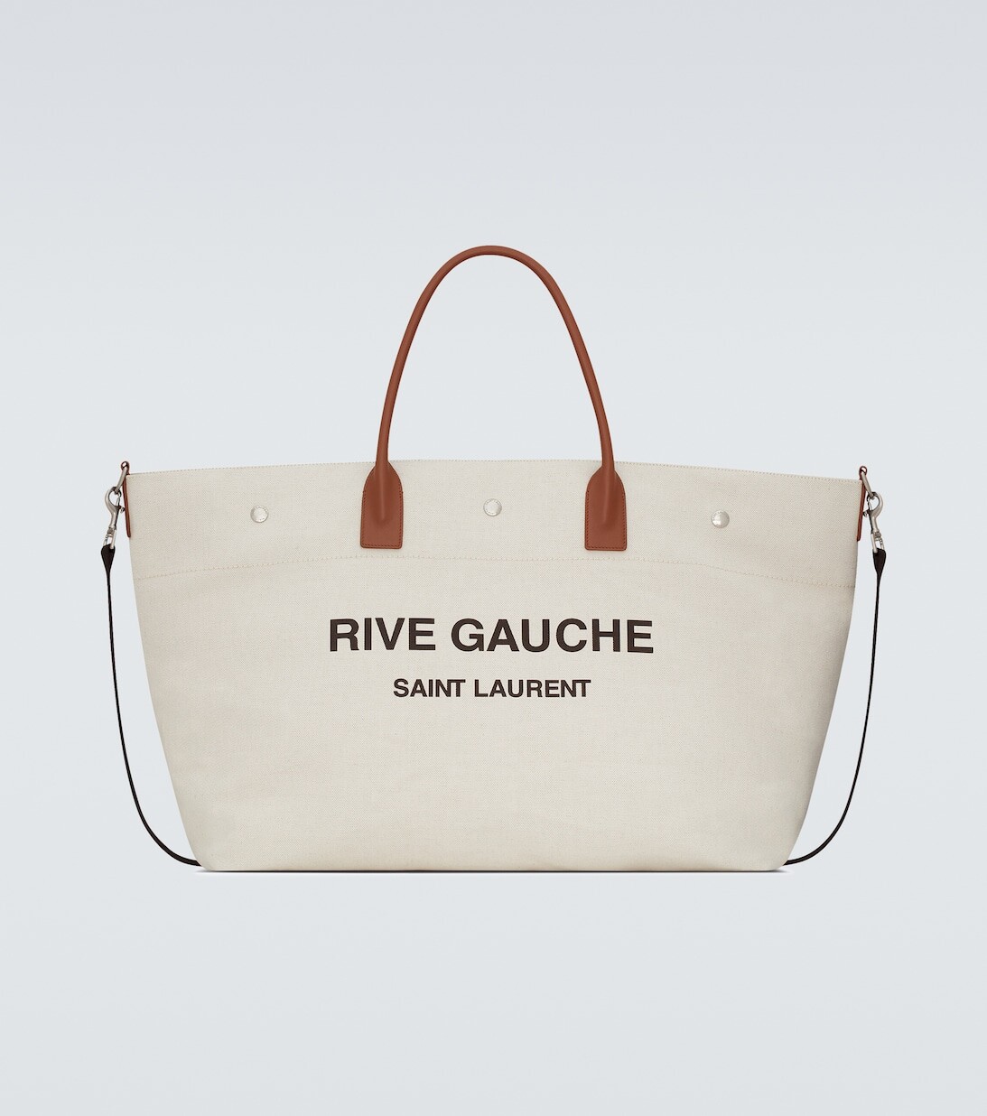 

Холщовая сумка-тоут Rive Gauche Saint Laurent, бежевый