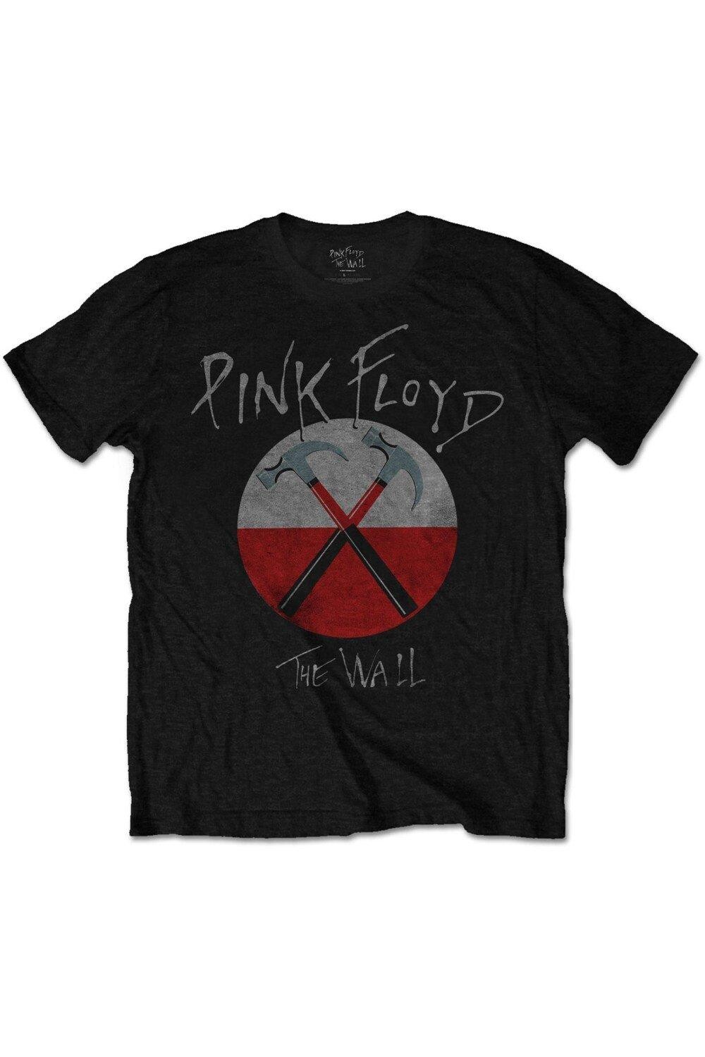 

Футболка с логотипом The Wall Hammer Pink Floyd, черный