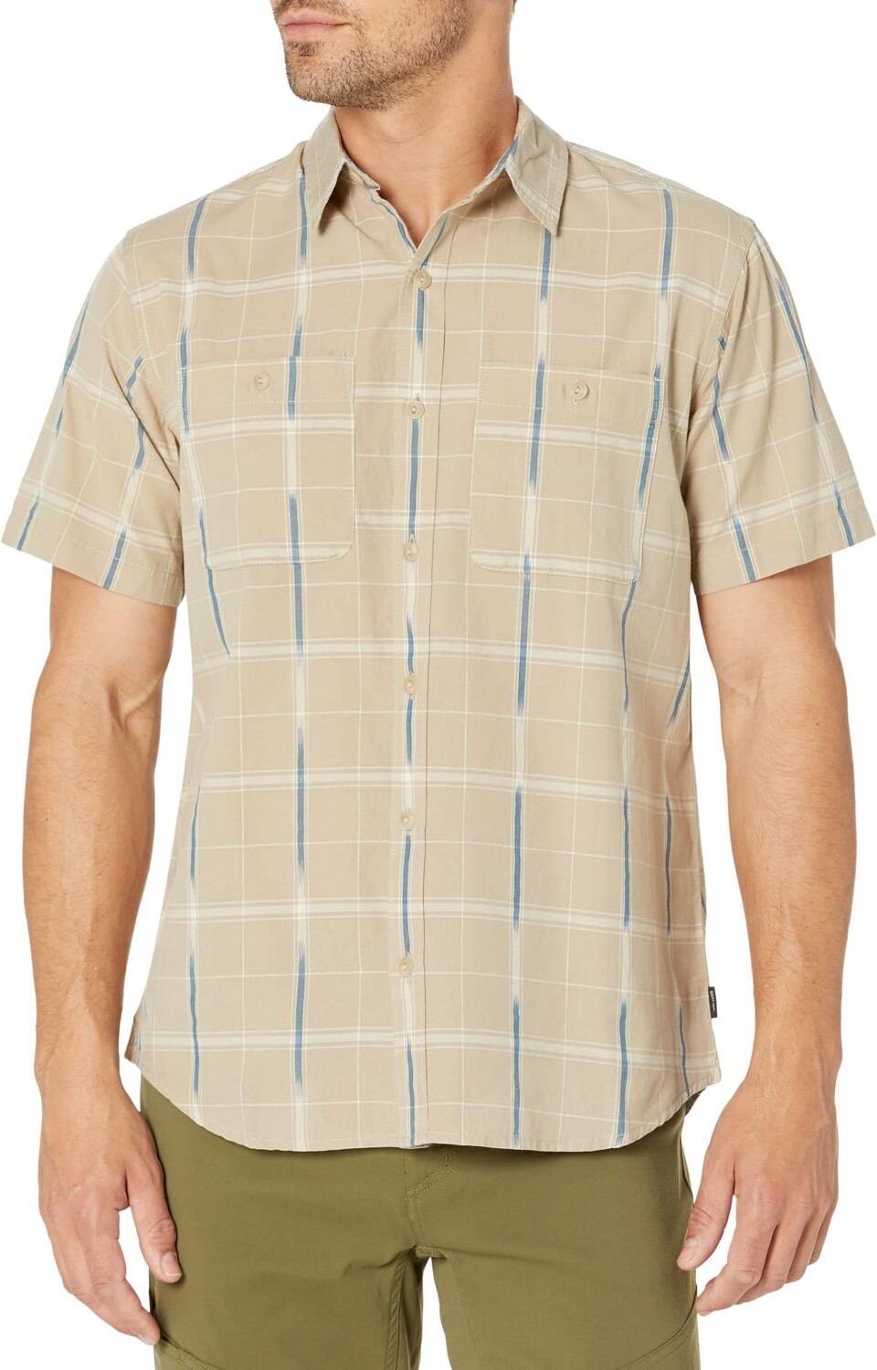 

Рубашка с коротким рукавом Grove Hide Out Mountain Hardwear, цвет Badlands Windowpane Ikat