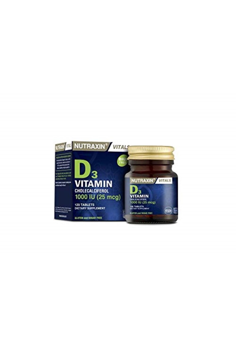 

Nutraxin витамин D3 120 таблеток по 1000 1 упаковка