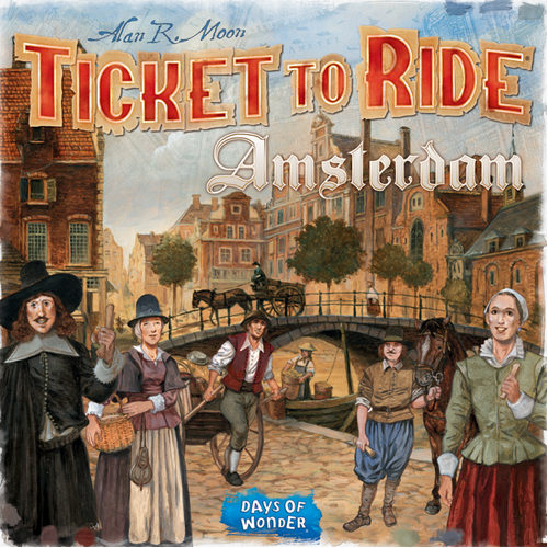 Настольная игра Ticket To Ride: Amsterdam Days of Wonder ticket to ride игра рельсы и паруса days of wonder