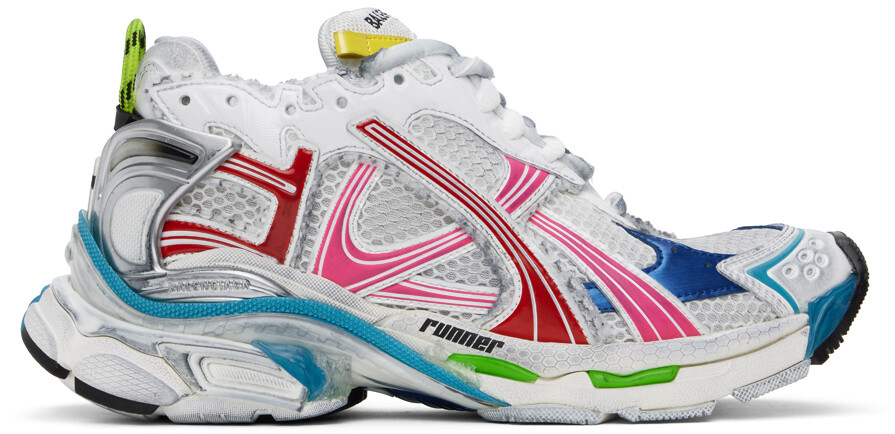 

Разноцветные кроссовки для бега Balenciaga, цвет Multicolor