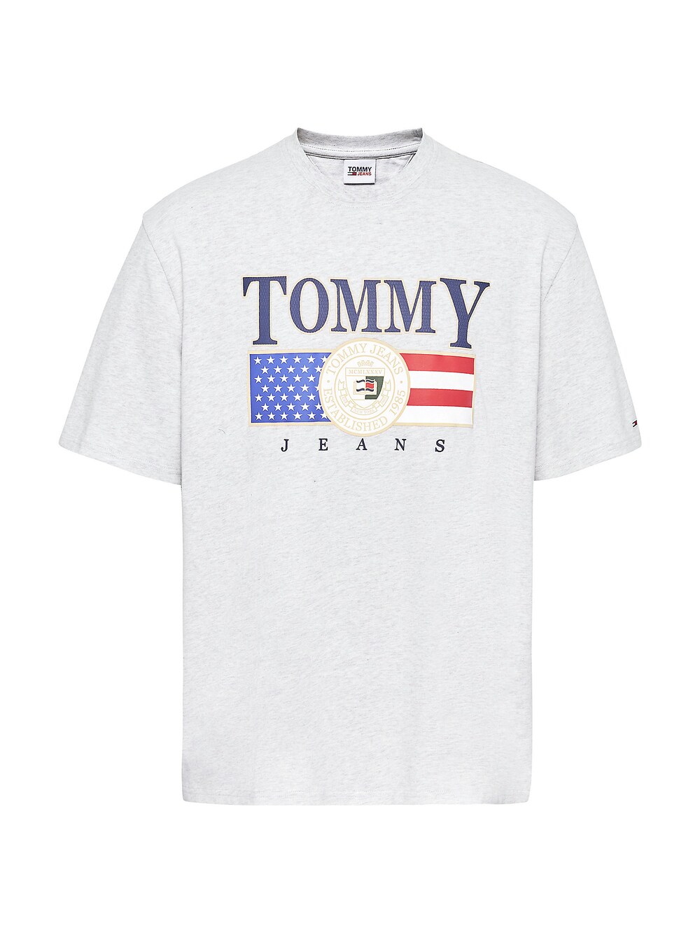 

Футболка Tommy Hilfiger Luxe USA, пестрый серый