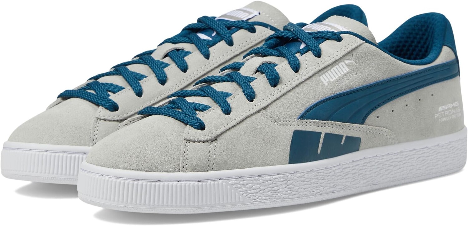 

Кроссовки PUMA Mercedes AMG Petronas Suede, цвет Team Silver/Ocean Tropic