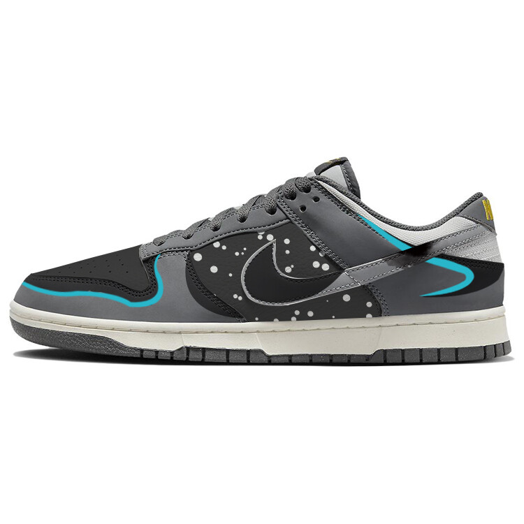 

Кроссовки Nike Dunk Skateboarding Shoes Men Low-top White/gray, белый/серый