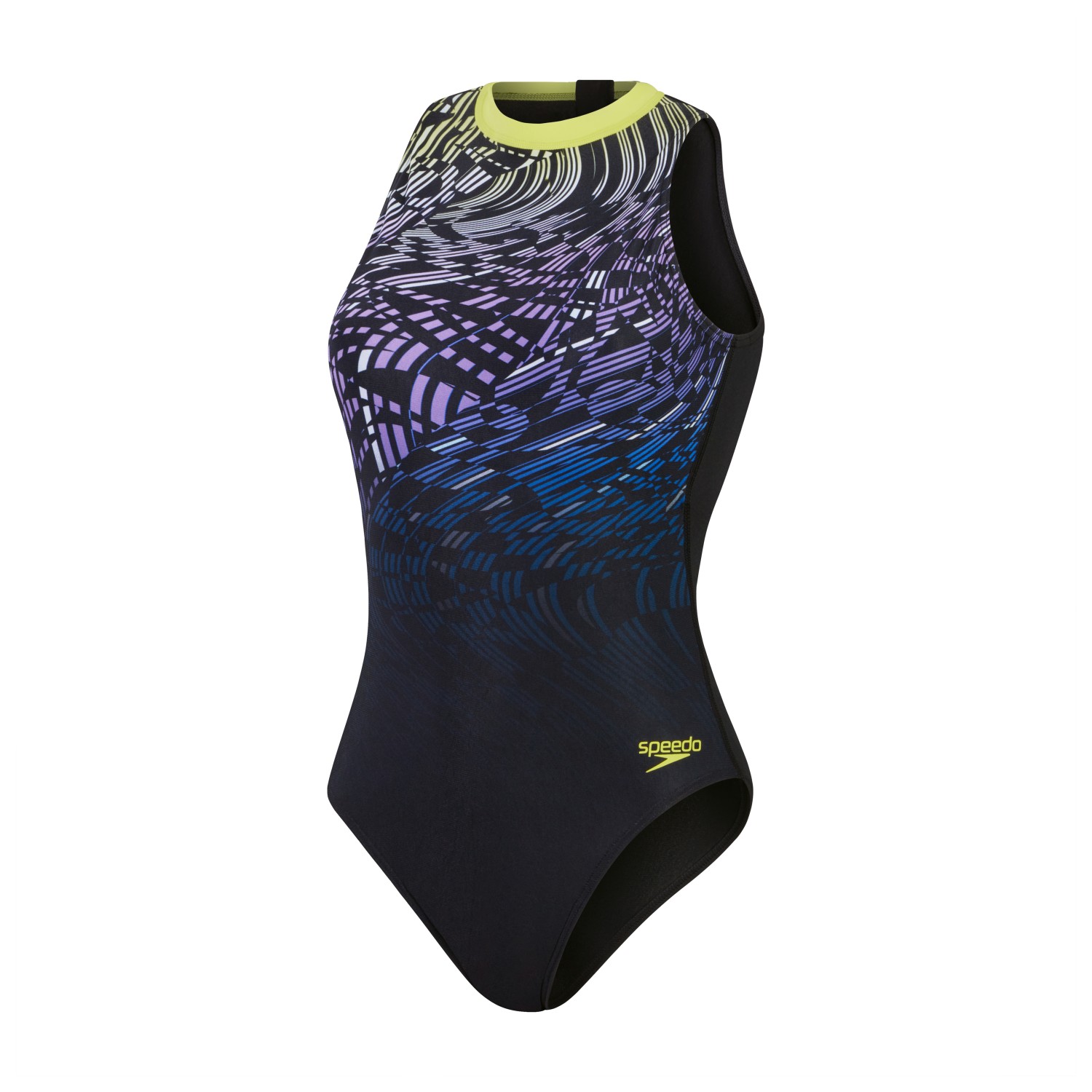 

Купальник Speedo Women's Printed Hydrasuit, цвет Black/Purple