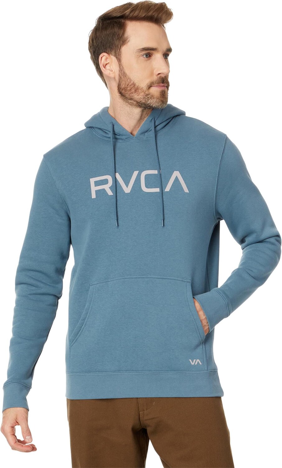 

Большой пуловер RVCA с капюшоном, цвет Industrial Blue