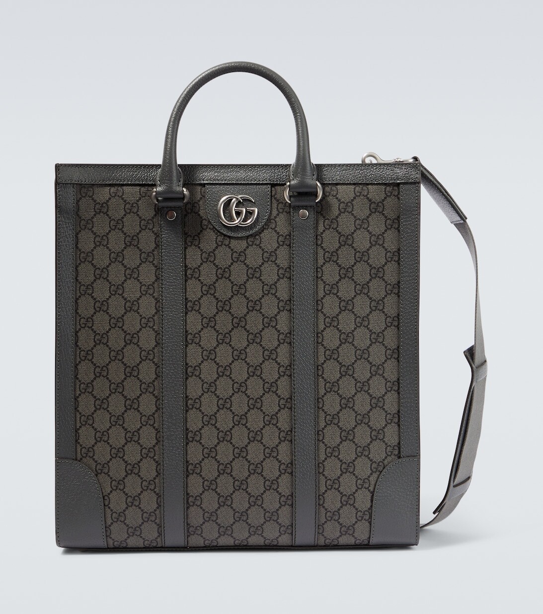 

Сумка-тоут Ophidia среднего размера Gucci, серый