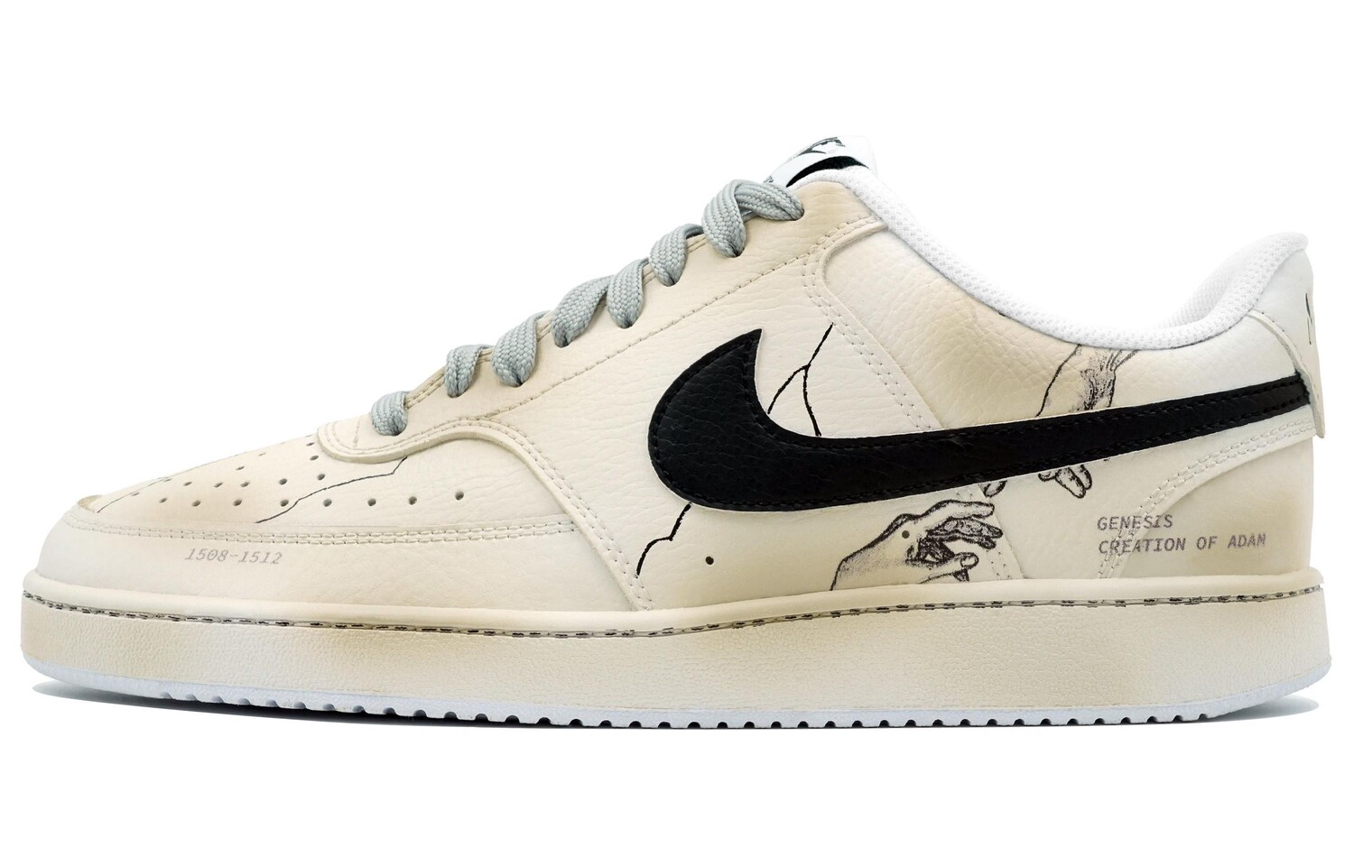 

Кроссовки для скейтбординга Court Vision Low женские, низкие, коричневые Nike