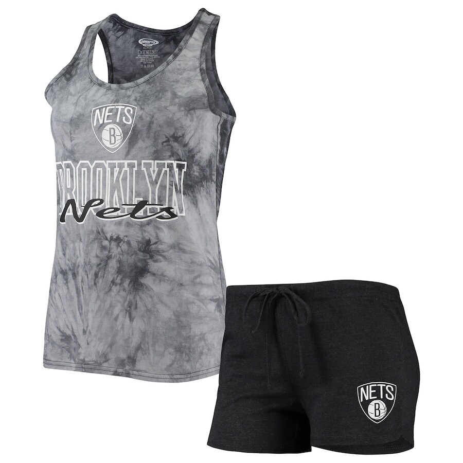 

Пижамный комплект Concepts Sport Brooklyn Nets, угольный