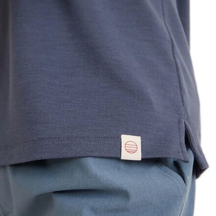 

Рубашка воздушного поло мужская Marine Layer, цвет Vintage Indigo