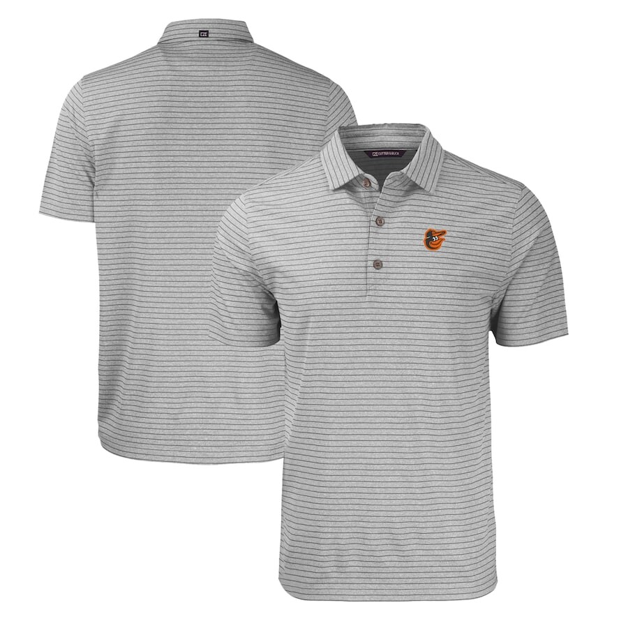 

Поло с коротким рукавом Cutter & Buck Baltimore Orioles, серый