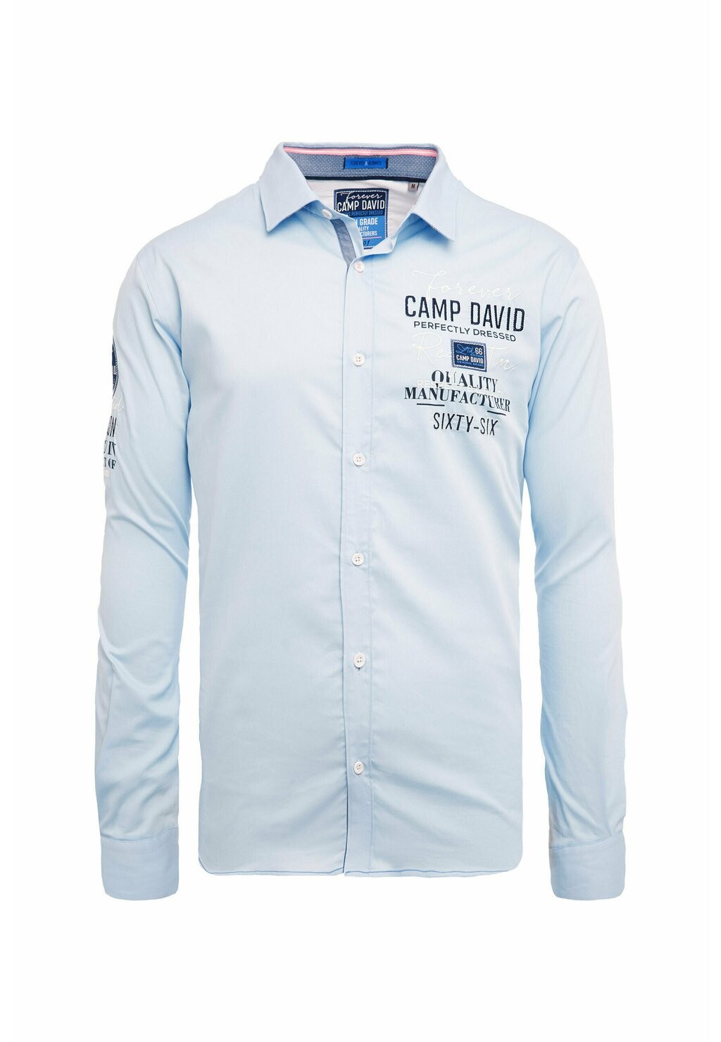 

Рубашка REGULAR FIT Camp David, светло-голубой
