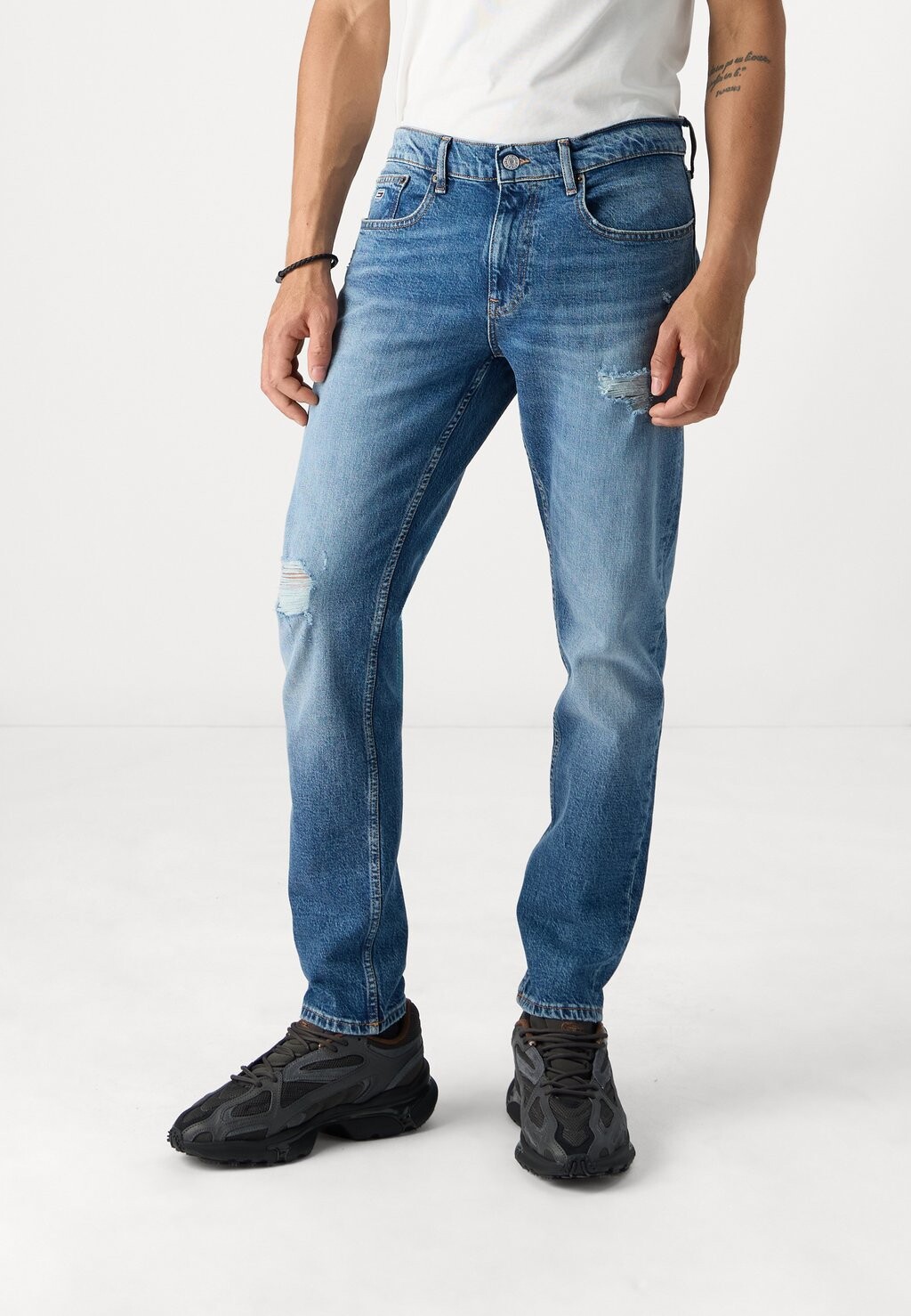 

Зауженные джинсы AUSTIN Tommy Hilfiger, синие джинсы