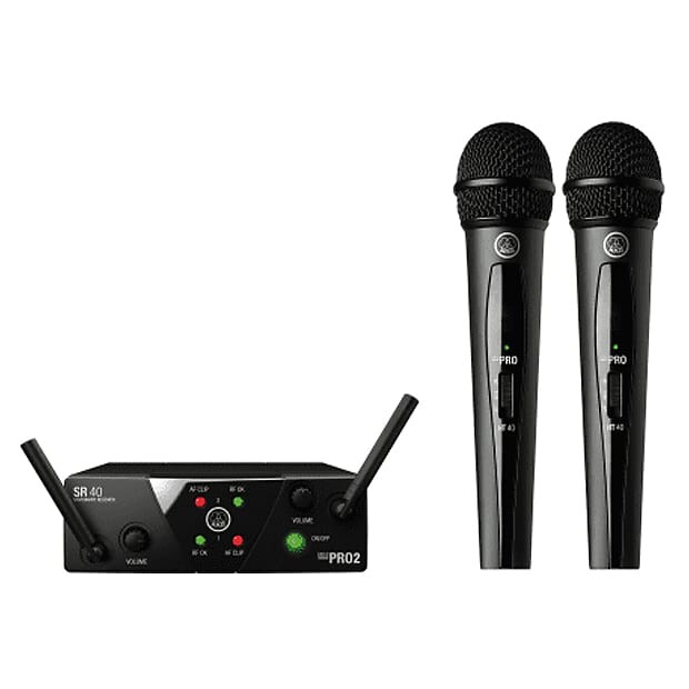 

Беспроводная микрофонная система AKG WMS40 Mini 2 Dual Wireless Microphone System