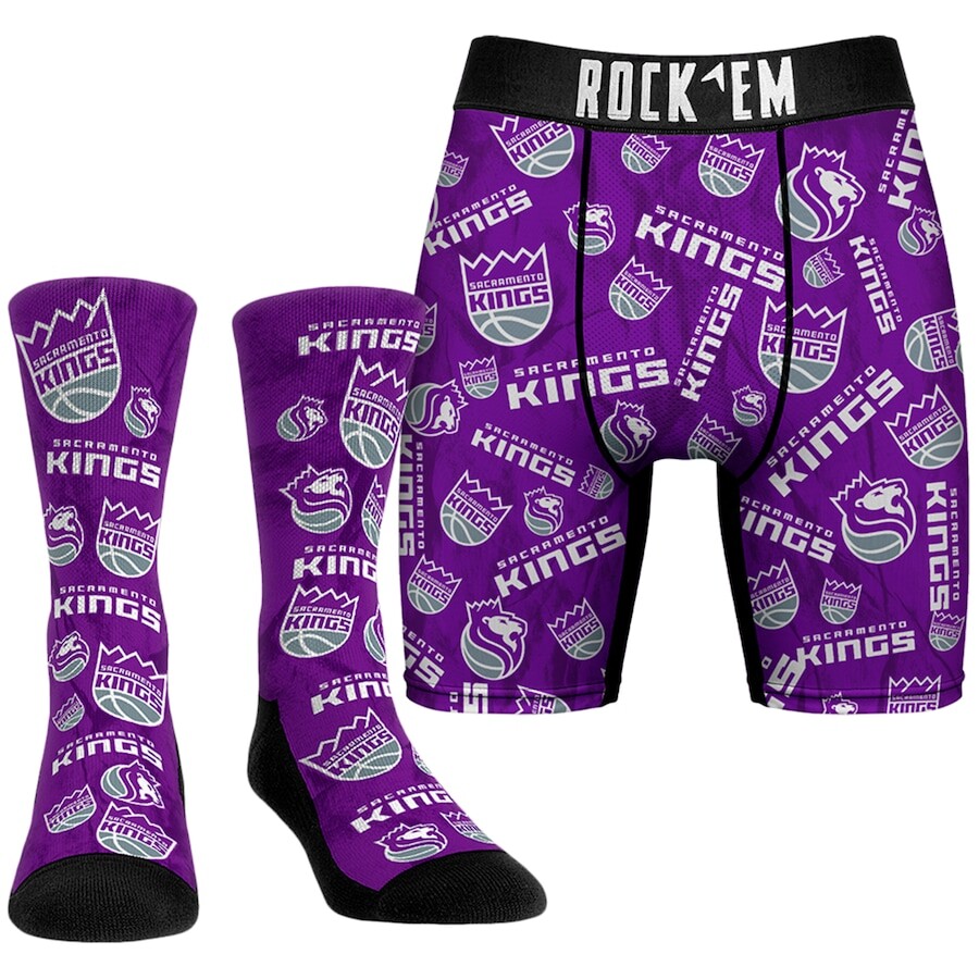 

Носки Rock Em Socks Sacramento Kings, фиолетовый