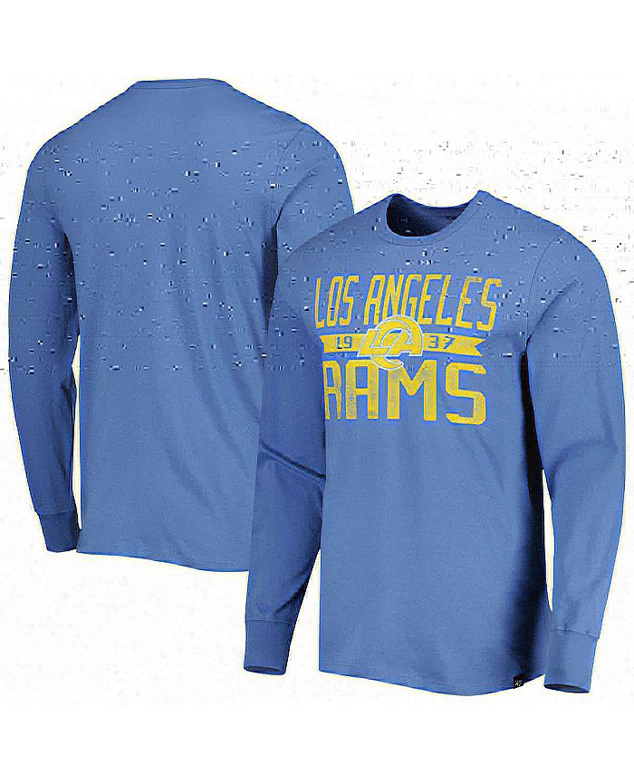 

Мужская футболка с длинным рукавом Royal Los Angeles Rams Brand Wide Out Franklin '47 Brand, синий