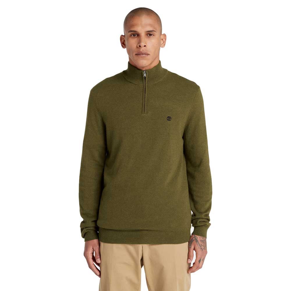 

Толстовка Timberland Cohas Brook Merino Half Zip, зеленый