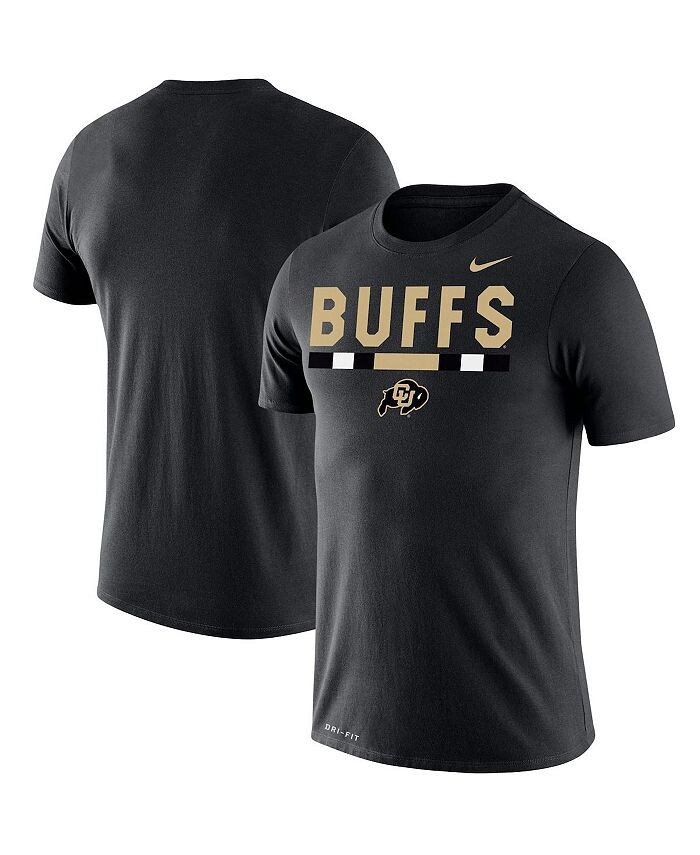 

Мужская черная футболка Colorado Buffaloes Team DNA Legend Performance Nike, черный
