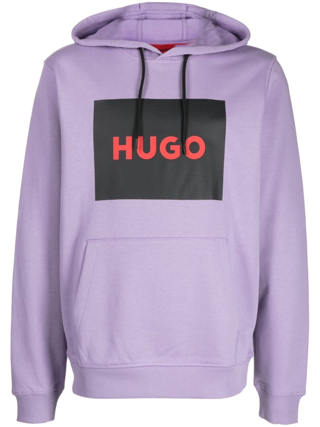 

HUGO худи с логотипом, фиолетовый