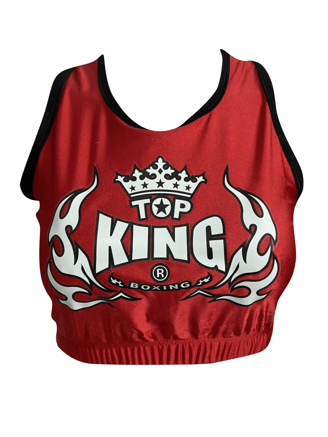 

Топ тренировочный King Bra Tank Top, красный / белый