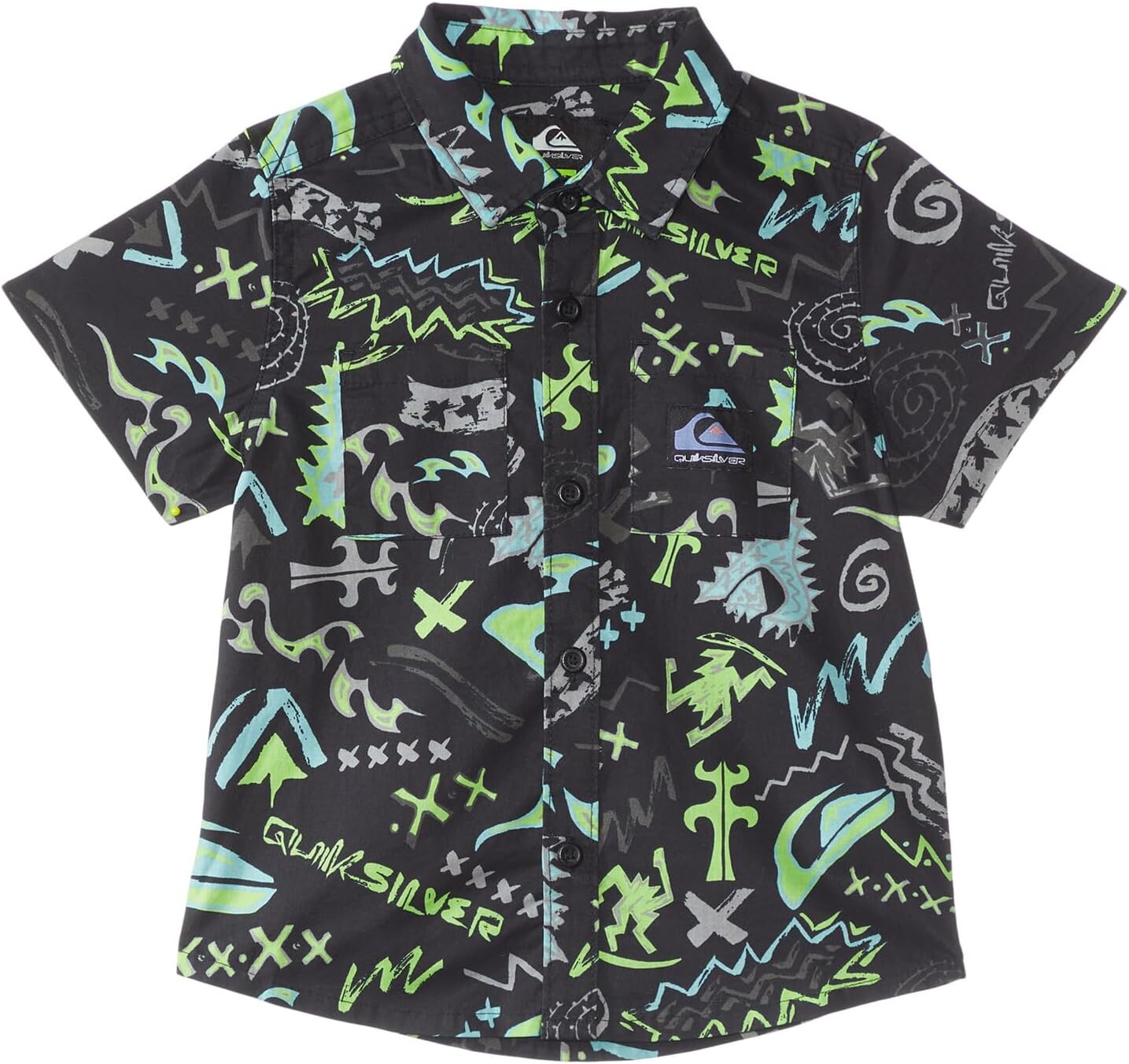 

Рубашка Quiksilver Next Gen Short Sleeve, цвет Black Paradise Next Gen 233
