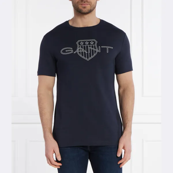 

Футболка стандартного кроя Gant, синий