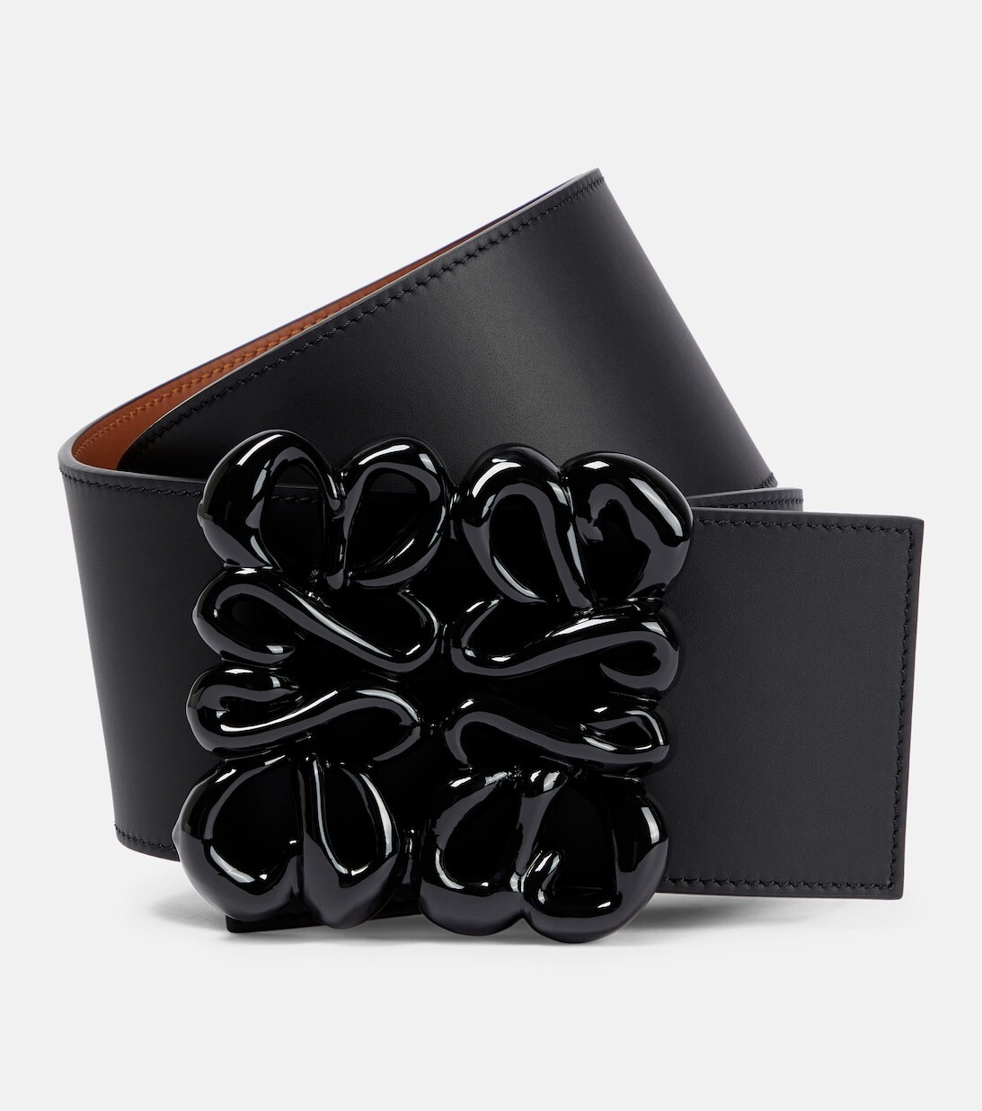 

Двусторонний кожаный ремень Anagram Loewe, коричневый