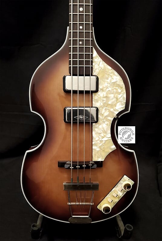 

Басс гитара Hofner 1961 LTD Cavern Beatle Bass, H500/1-61-O, Sunburst, with Hard Case and Free Shipping, Made in Germany!