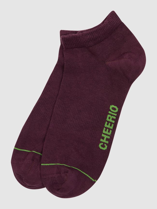 Носки с эластичным наполнением, в упаковке 2 шт Cheerio, баклажан
