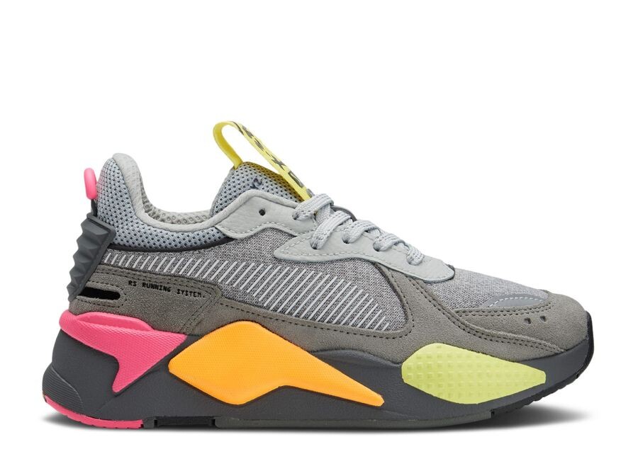 

Кроссовки Puma Rs-X Highlighter Jr 'High Rise Ultra Grey', серый