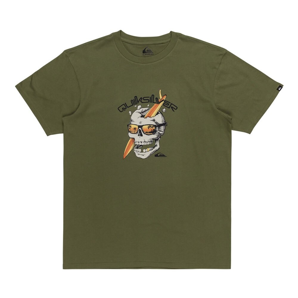 

Футболка с коротким рукавом Quiksilver One Last Surf, зеленый