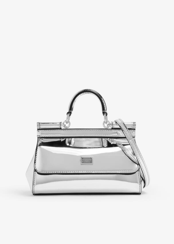 

Сумка Dolce&Gabbana Small Sicily, серебряный