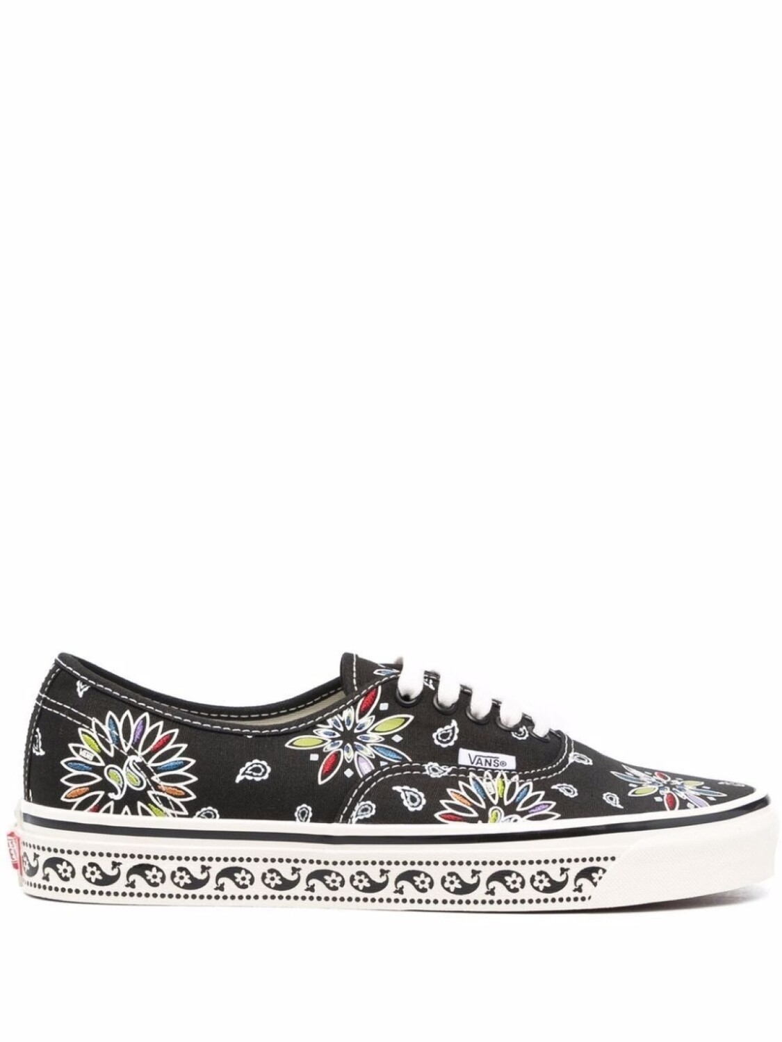

Vans кеды с узором пейсли, черный