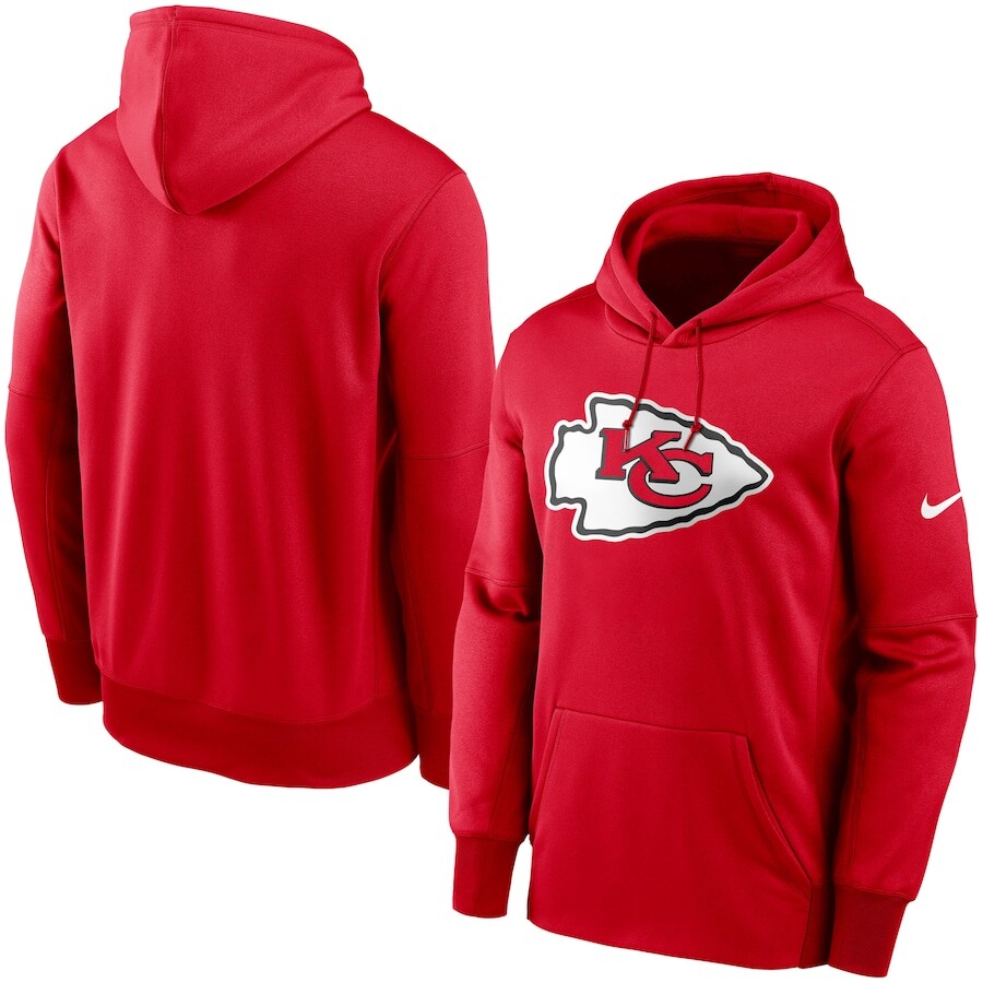 

Пуловер с капюшоном Nike Kansas City Chiefs, красный