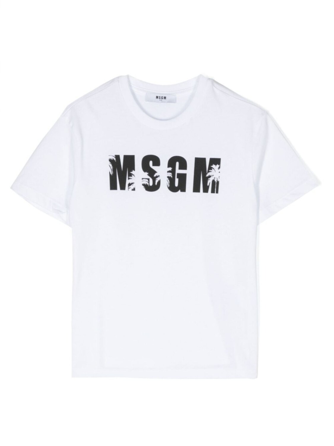

MSGM Kids футболка с логотипом, белый