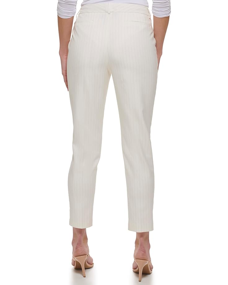Брюки DKNY Pin Stripe Essex Pants, цвет White/Sand